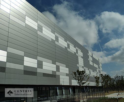 Architects Use CENTRIA International Insulated Metal Panels to Create Beautiful Running Bond Designs